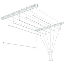 Sepio suszarka na pranie 6x80 cm sufitowa biała 10SUSSUF6PP08