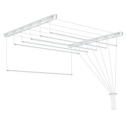 Sepio suszarka na pranie 6x120 cm sufitowa biała 10SUSSUF6PP12