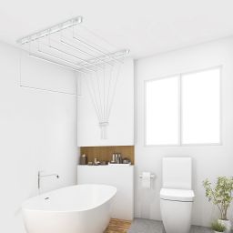 Sepio suszarka na pranie 6x130 cm sufitowa biała 10SUSSUF6PP13