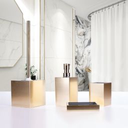 Sepio Eldorado Gold szczotka toaletowa stojąca złoty 10SZCELDWCGOL