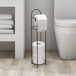 Sepio stojak na papier toaletowy model 105 czarny 10STOLAZ105BL