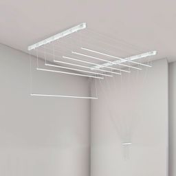 Sepio suszarka na pranie 7x120 cm sufitowa biała 10SUSSUF1207P