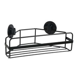 Sepio Loft Black półka łazienkowa 26 cm narożna czarna 10POL1PNARBLA