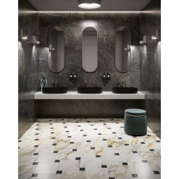 Sichenia Prestige płytka podłogowa 120x60 cm biała-czarna-szara-mix kolorów