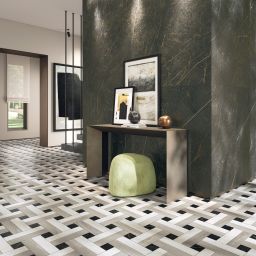 Sichenia Prestige płytka podłogowa 120x60 cm biała-czarna-szara-mix kolorów