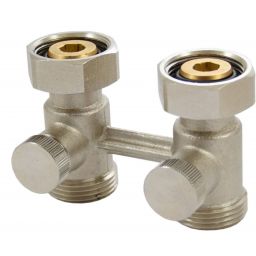 Schlosser Standard zawór grzejnikowy nikiel 600700003