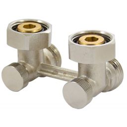 Schlosser Standard zawór grzejnikowy nikiel 600700004