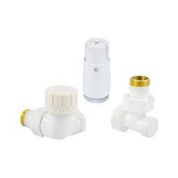 Schlosser Standard zestaw termostatyczny osiowy lewy biały 602200067