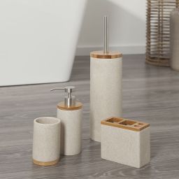 Sealskin Grace kubek do mycia zębów piaskowy/bambus 361910465