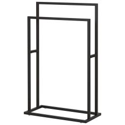 Sealskin Carre wieszak na ręczniki stojący czarny 396130746