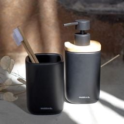 Sealskin Mind dozownik do mydła 200 ml stojący czarny 800055