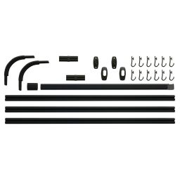 Sealskin Easy Roll drążek zasłony prysznicowej czarny 800128