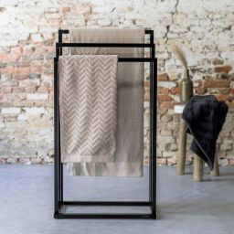 Sealskin Tube wieszak na ręczniki stojący czarny 800198