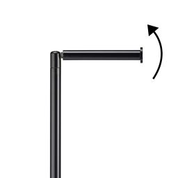Sealskin Tube stojak ze szczotką do WC czarny 800203