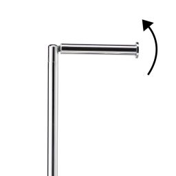 Sealskin Tube stojak na papier toaletowy ze szczotką WC chrom 800204