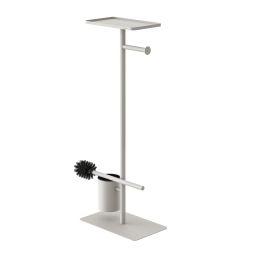 Sealskin Brix stojak na papier toaletowy ze szczotką WC i półką kaszmir 800789
