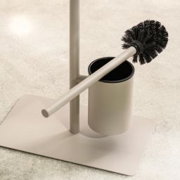 Sealskin Brix stojak na papier toaletowy ze szczotką WC i półką kaszmir 800789