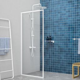 Sealskin Contour Walk-In ścianka prysznicowa 100 cm wolnostojąca biały mat/szkło przezroczyste CDA30986025100