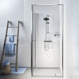 Sealskin Contour kabina prysznicowa 90x90 cm kwadratowa szczotkowany/szkło przezroczyste CD180906325100