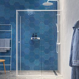 Sealskin Contour kabina prysznicowa 120x90 cm prostokątna biały mat/szkło przezroczyste CD101296025100