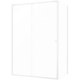 Sealskin Contour kabina prysznicowa 140x90 cm prostokątna biały mat/szkło przezroczyste CD101496025100