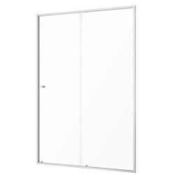 Sealskin Contour drzwi prysznicowe 140 cm wnękowe stal nierdzewna szczotkowana/szkło przezroczyste CD121406325100