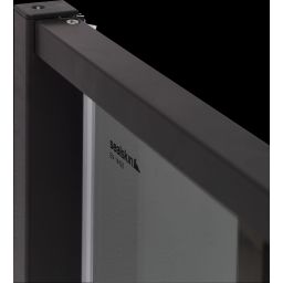 Sealskin Contour drzwi prysznicowe 100 cm szary mat/szkło przezroczyste CD201006145100