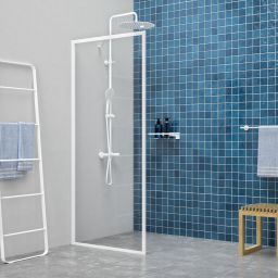 Sealskin Contour Walk-In ścianka prysznicowa 90 cm wolnostojąca biały mat/szkło przezroczyste CDA30886025100