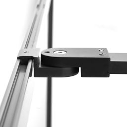 Sealskin Contour Walk-In ścianka prysznicowa 120 cm wolnostojąca szary mat/szkło przezroczyste CDA31186145100