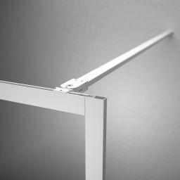 Sealskin Contour Walk-In ścianka prysznicowa 140 cm wolnostojąca biały mat/szkło przezroczyste CDA31386025100