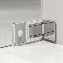 Sealskin Pure drzwi prysznicowe 90 cm uchylne chrom połysk/szkło przezroczyste PU160906265100