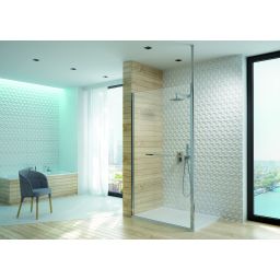 Sanplast Altus PI/ALTIIa Walk-In ścianka prysznicowa 90 cm chrom/szkło przezroczyste 600-121-2531-42-401