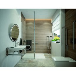 Sanplast Altus PI/ALTIIa Walk-In ścianka prysznicowa 120 cm chrom błyszczący/szkło przezroczyste 600-121-2561-42-401