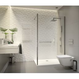 Sanplast Exa Line ścianka prysznicowa walk-in cm srebrny połysk/szkło przezroczyste 600-540-1540-38-401