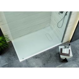 Sanplast Modern Mineral brodzik prostokątny 130x100 cm biały 645-570-0660-01-000