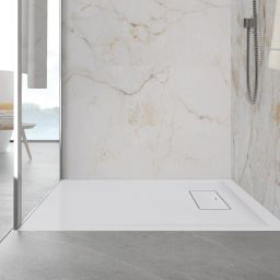 Sanplast Modern Mineral brodzik prostokątny 160x90 cm biały 645-570-0590-01-000