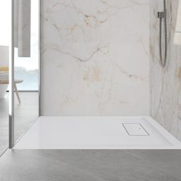 Sanplast Modern Mineral brodzik prostokątny 150x80 cm biały 645-570-0380-01-000
