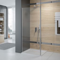Sanplast Exa Line ścianka prysznicowa walk-in 80 cm srebrny połysk/szkło przezroczyste 600-540-1520-38-401
