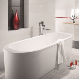 Sanplast Free Line wanna wolnostojąca 80x180 cm owalna typ WOW-kpl/FREE+STW biała 610-040-1180-01-000