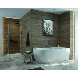 Sanplast Luxo wanna z obudową 160x75 cm prawa biała 610-370-1050-01-000