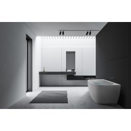 Sanplast Luxo wanna przyścienna 170x75 cm owalna biała 632-370-1180-01-000