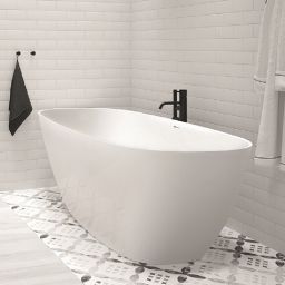 Sanplast Fuerta Mineral wanna wolnostojąca 160x70 cm owalna 642-510-1040-24-000