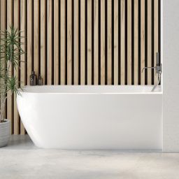 Sanplast Luxo wanna z obudową 180x80 cm prawa biała 632-370-1250-01-010