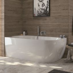 Sanplast Luxo wanna z obudową 160x75 cm lewa biała 632-370-1020-01-010