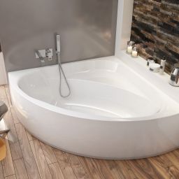 Sanplast Luxo wanna z obudową 145x145 cm lewa biała 610-370-1320-01-000