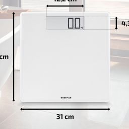 Soehnle Style Sense Safe 100 waga łazienkowa elektroniczna biała 63856