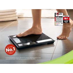 Soehnle Shape Sense Connect 50 waga łazienkowa analityczna czarna/srebrna 63879