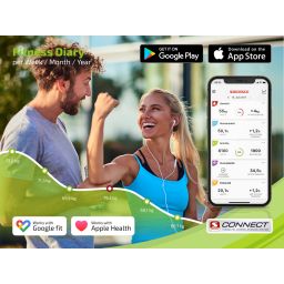 Soehnle Shape Sense Connect 50 waga łazienkowa analityczna czarna/srebrna 63879