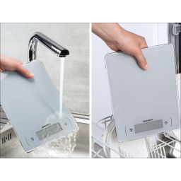 Soehnle Page Aqua Proof waga kuchenna elektroniczna wodoodporna srebrna 66225