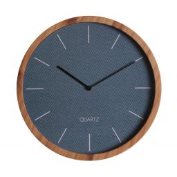 Splendid Bern zegar ścienny niebieski-brązowy AZ-BERN